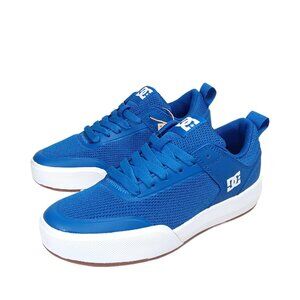 DC Transit Skate Sneakers Womens 7.5 Blue Leather Mesh Unisex Street 90s Y2K…